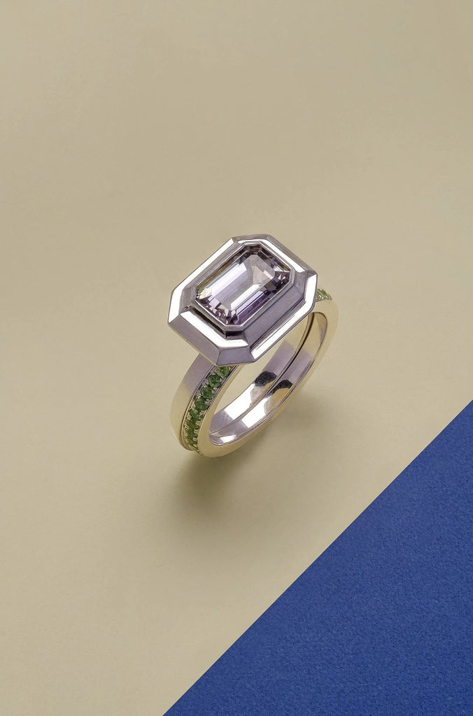 Tanzanite Ring - Vertex Collection by Rachel Yeung Ame Gallery