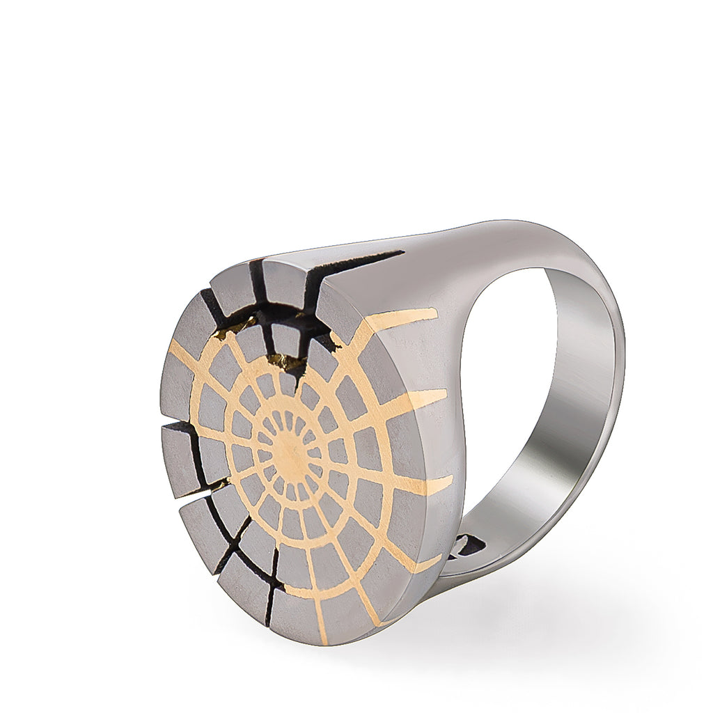 Titanium ring - Growth by Carl Noonan Ame Gallery