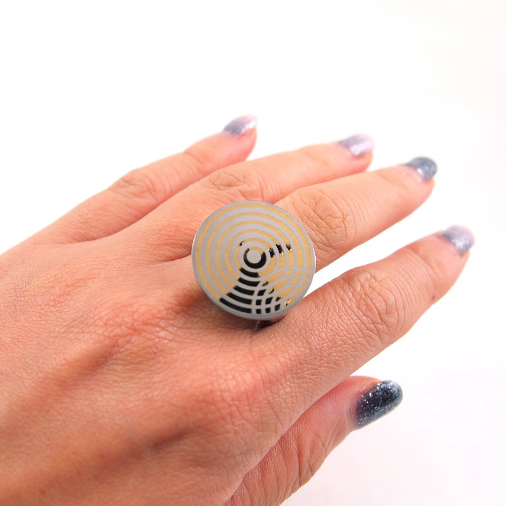 Titanium Ring - Growth by Carl Noonan Ame Gallery